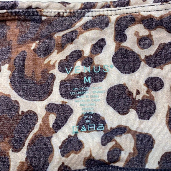 Venus leopard print leggings Sz M (b5) - Picture 3 of 5